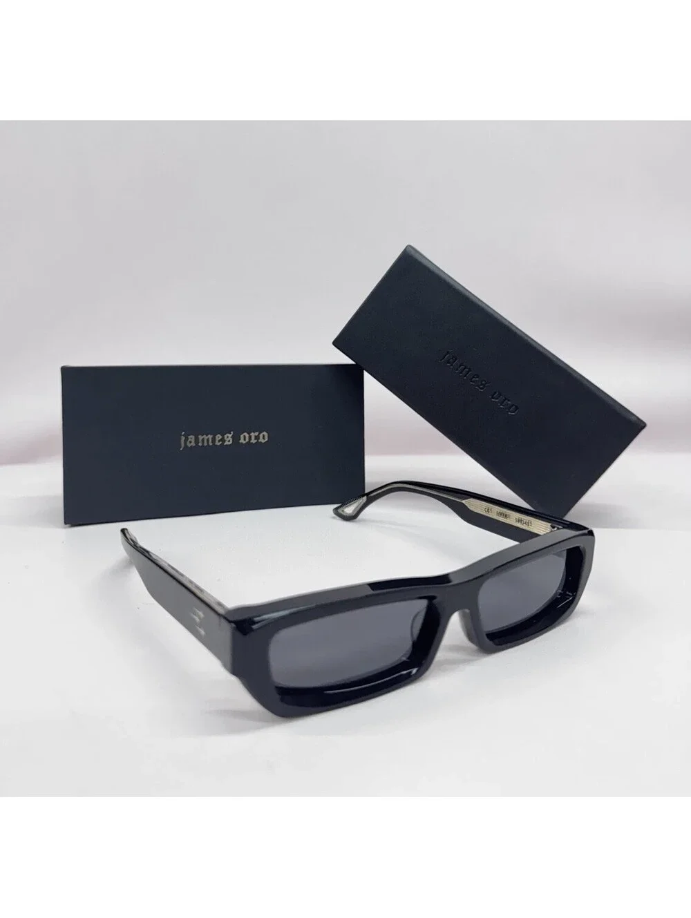 (A) James Oro Black Rogue Sunglasses Collection III 3 Unisex Brand New In Box
